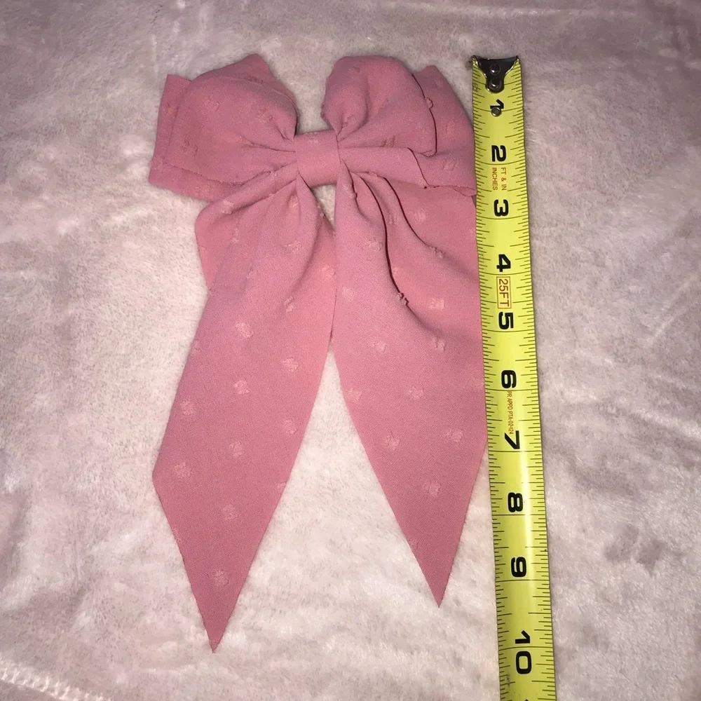 ✨✨5/$10✨✨ Dusty Rose Bow Hair Clip Accessory New without Tags